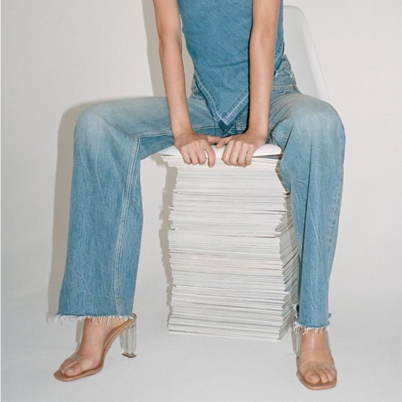 SOLD: Zara Transparent Heeled Sandals NWT - Picture 5 of 5